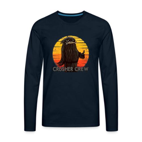 Crusher Crew Cryptid Sunset - Men's Premium Long Sleeve T-Shirt