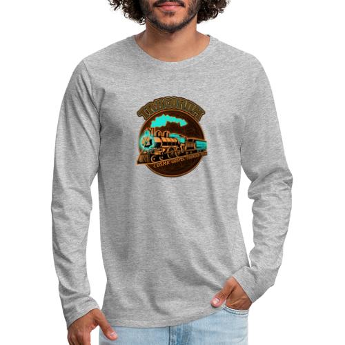 Tracorum Cosmic Train - Men's Premium Long Sleeve T-Shirt