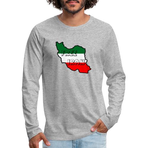 Free Iran - Men's Premium Long Sleeve T-Shirt