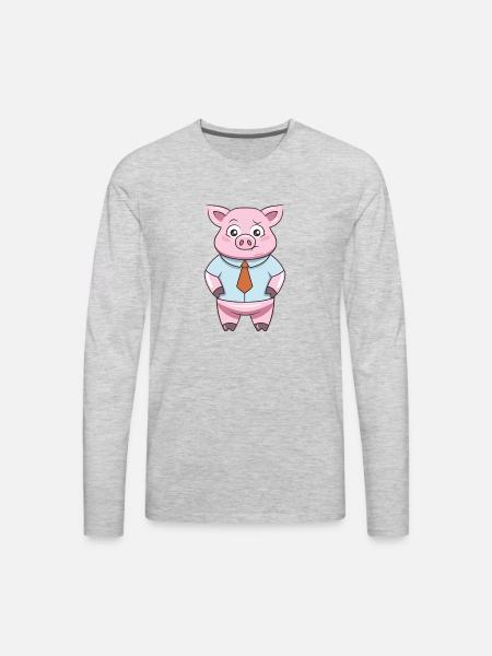 John the lawyer - Men's Premium Long Sleeve T-Shirt - heather gray