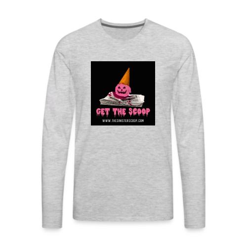New Pink Scoop - Men's Premium Long Sleeve T-Shirt