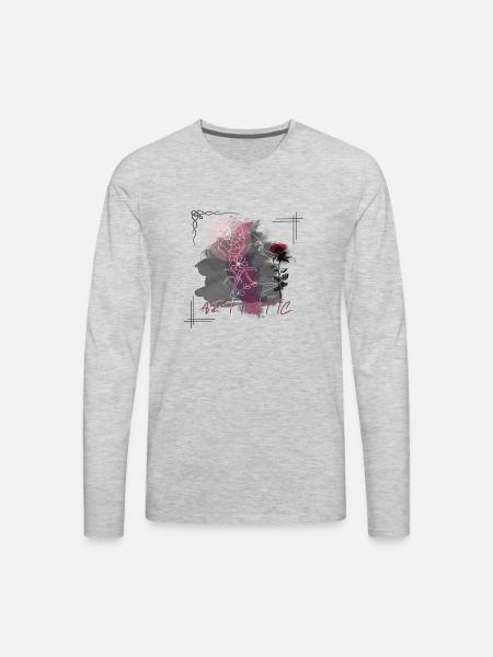 Artistic - Men's Premium Long Sleeve T-Shirt - heather gray