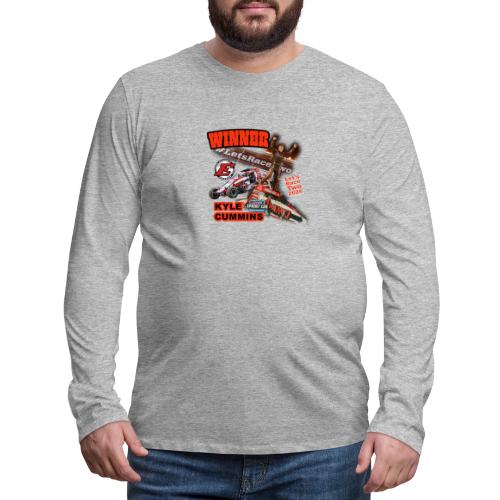 Kyle Cummins #LetsRaceTwo Winner - Men's Premium Long Sleeve T-Shirt