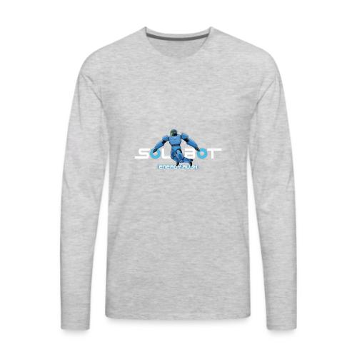 Solbot White Text - Men's Premium Long Sleeve T-Shirt