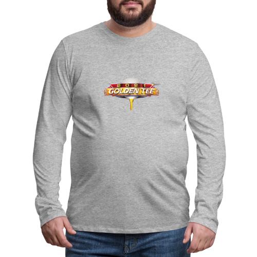 Golden Tee 2021 Logo - Men's Premium Long Sleeve T-Shirt