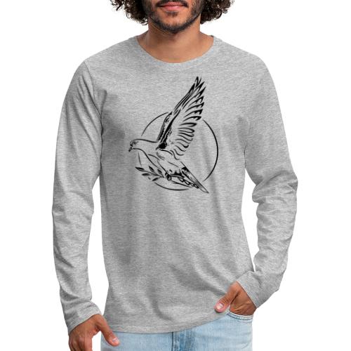 Dove of peace Earth Day - Men's Premium Long Sleeve T-Shirt