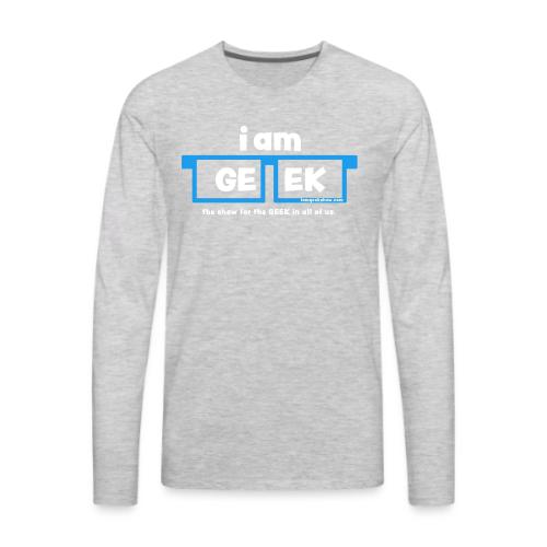 iamGEEK LOGO - Men's Premium Long Sleeve T-Shirt
