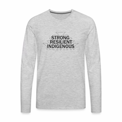 strong resil - Men's Premium Long Sleeve T-Shirt