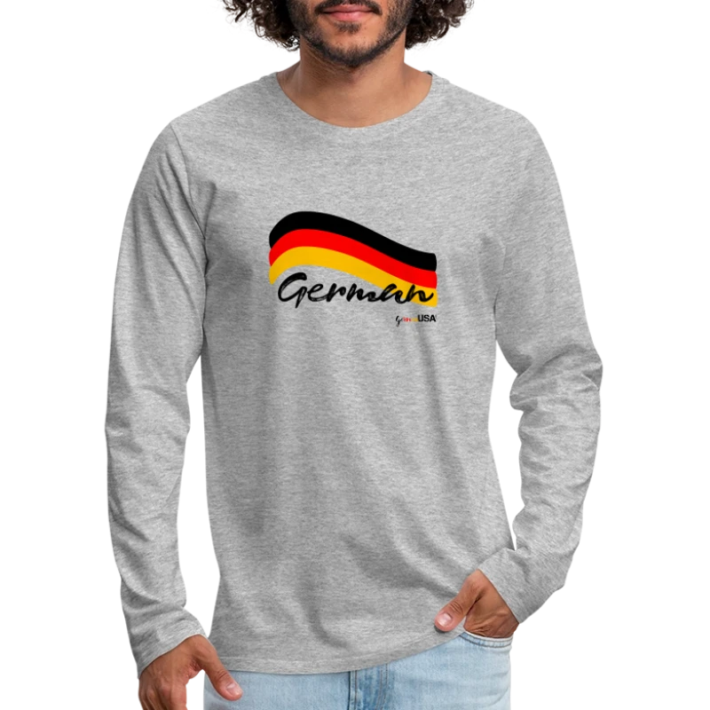 German - Men's Premium Long Sleeve T-Shirt