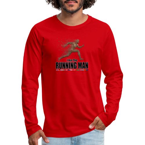 I am the Running Man - Cool Sportswear - Men's Premium Long Sleeve T-Shirt