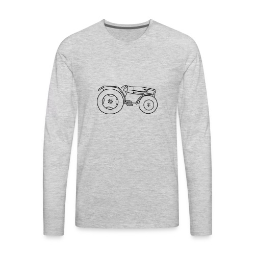 convertible tractor - Men's Premium Long Sleeve T-Shirt