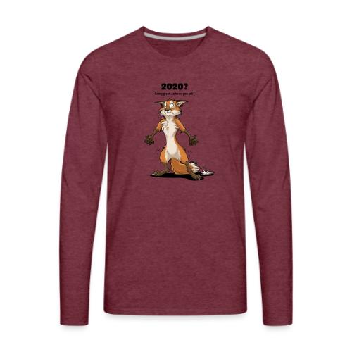2020? Going great... (for bright backgrounds) - Men's Premium Long Sleeve T-Shirt