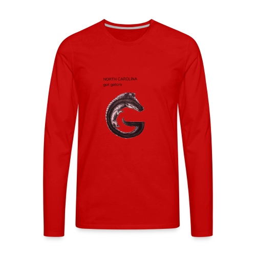 North Carolina gator - Men's Premium Long Sleeve T-Shirt