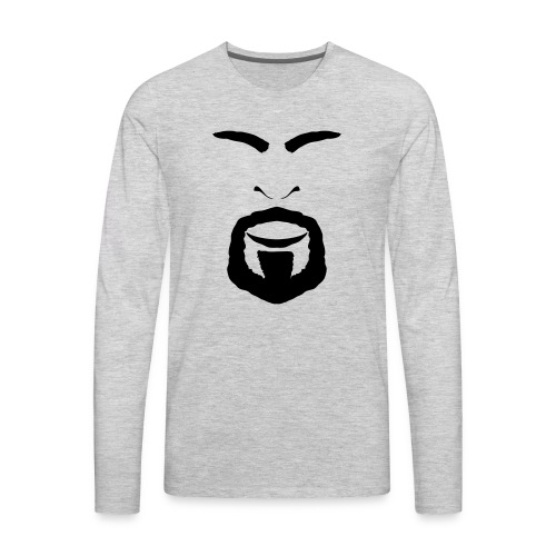 FACES_ANGRY - Men's Premium Long Sleeve T-Shirt