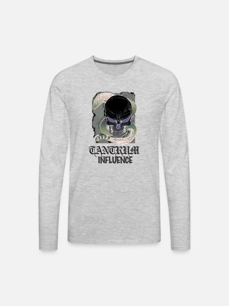 Tantrum- Merch |negative - Men's Premium Long Sleeve T-Shirt - heather gray