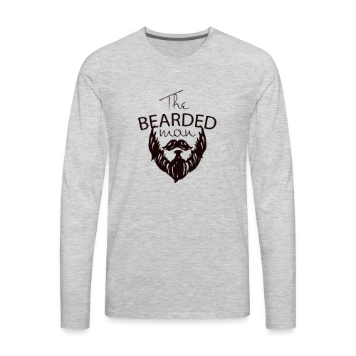 The bearded man - Men's Premium Long Sleeve T-Shirt