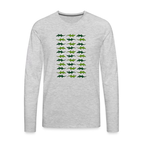 Crocs and gators - Men's Premium Long Sleeve T-Shirt