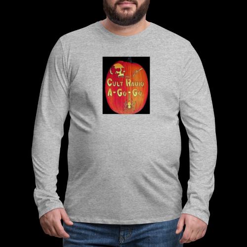 Cult Radio Jack-O-Lantern - Men's Premium Long Sleeve T-Shirt