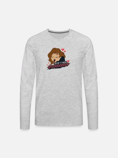 Stop It Ron - Men's Premium Long Sleeve T-Shirt - heather gray