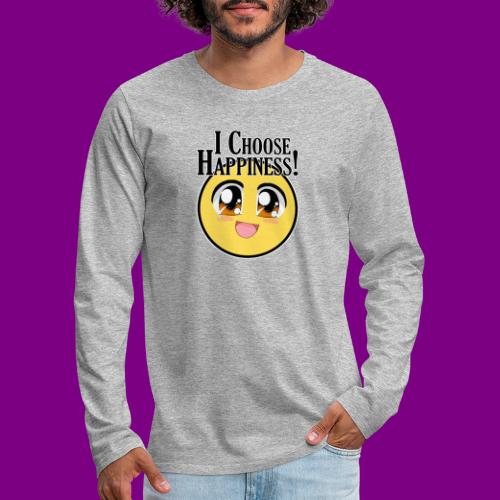 I choose happiness - A Course in Miracles - Men's Premium Long Sleeve T-Shirt