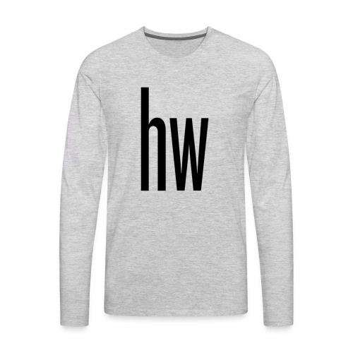 hw logo (Organic) - Men's Premium Long Sleeve T-Shirt