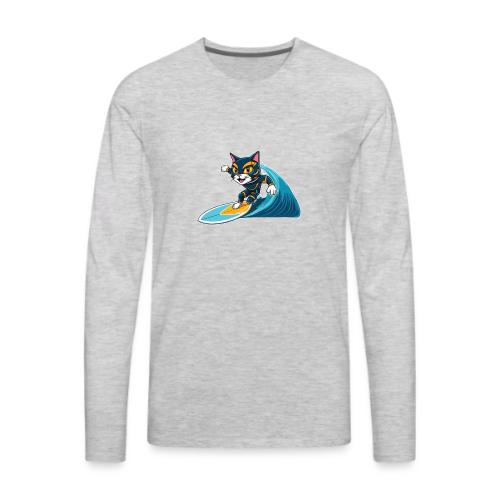 Wavecat Air - Men's Premium Long Sleeve T-Shirt