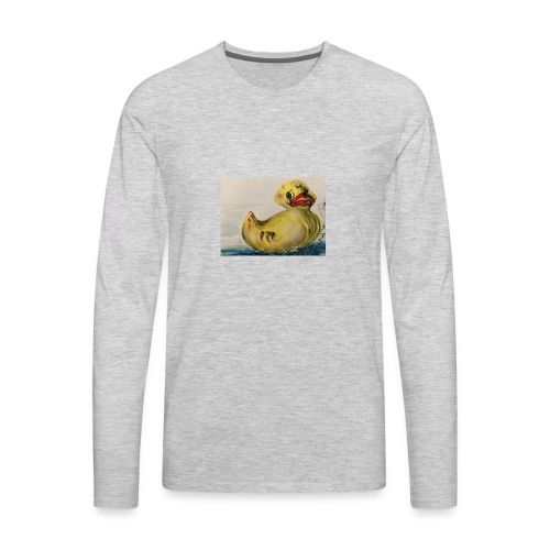 duck tears - Men's Premium Long Sleeve T-Shirt