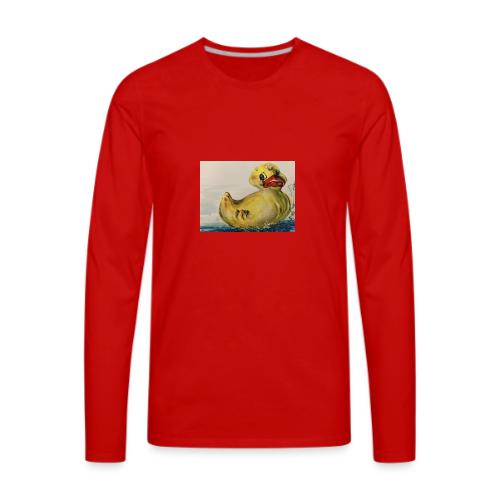 duck tears - Men's Premium Long Sleeve T-Shirt