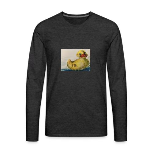 duck tears - Men's Premium Long Sleeve T-Shirt
