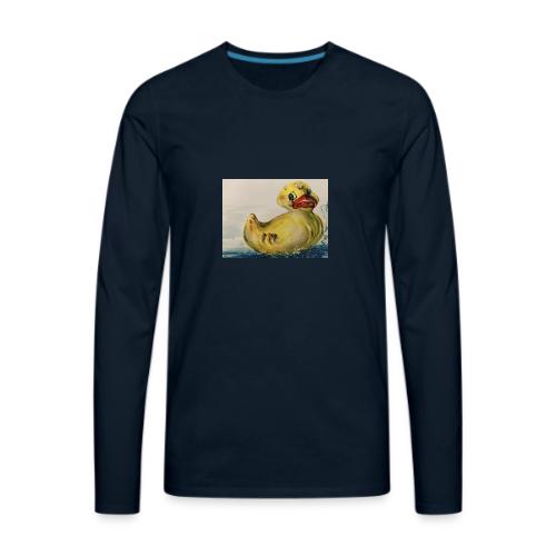duck tears - Men's Premium Long Sleeve T-Shirt