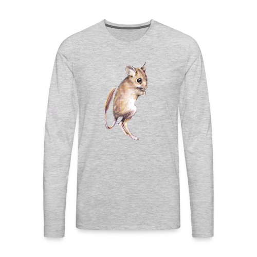 hopping mouse - Men's Premium Long Sleeve T-Shirt