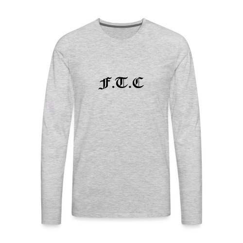 FTC Tee (heather) - Men's Premium Long Sleeve T-Shirt