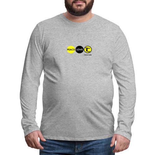 Peace Love TaínoCode - Men's Premium Long Sleeve T-Shirt