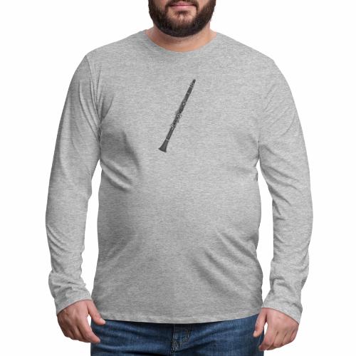 Clarinet Boehm Design - Men's Premium Long Sleeve T-Shirt