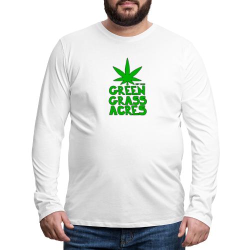 GreenGrassAcres Logo - Men's Premium Long Sleeve T-Shirt