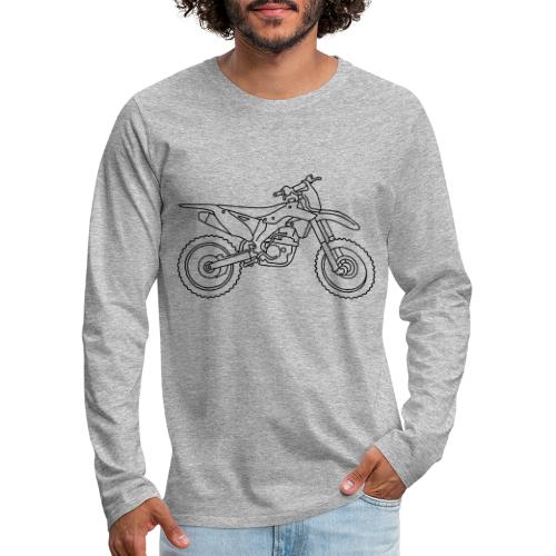 Motocross motorcycle - Men's Premium Long Sleeve T-Shirt