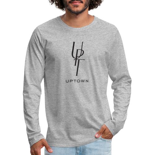 uptown_logo_BLACK - Men's Premium Long Sleeve T-Shirt