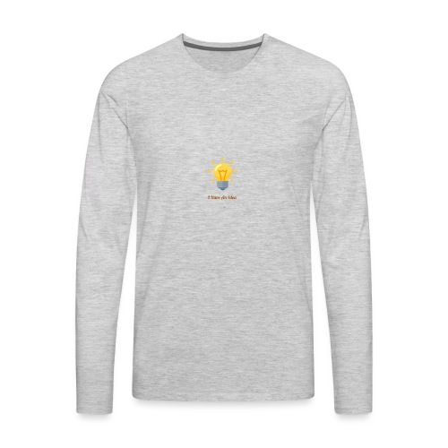 Idea Bulb - Men's Premium Long Sleeve T-Shirt