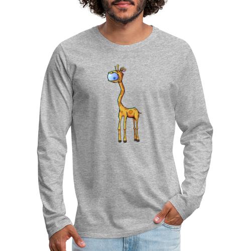 Cyclops giraffe - Men's Premium Long Sleeve T-Shirt