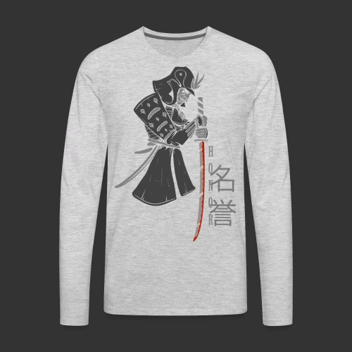 Samurai (Digital Print) - Men's Premium Long Sleeve T-Shirt
