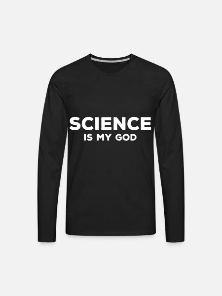 atheist - Men's Premium Long Sleeve T-Shirt - black