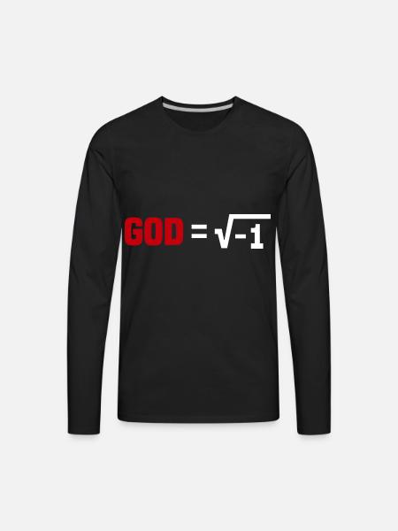 atheists - Men's Premium Long Sleeve T-Shirt - black
