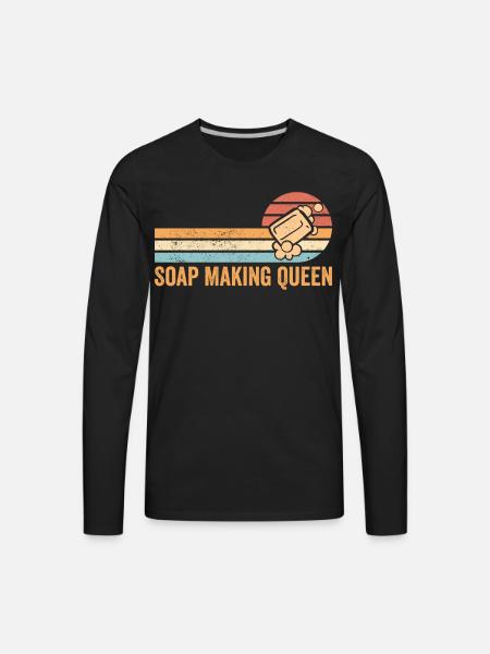Soap Making Soap Maker - Men's Premium Long Sleeve T-Shirt - black