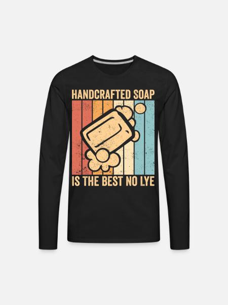 Soap Making Soap Maker - Men's Premium Long Sleeve T-Shirt - black