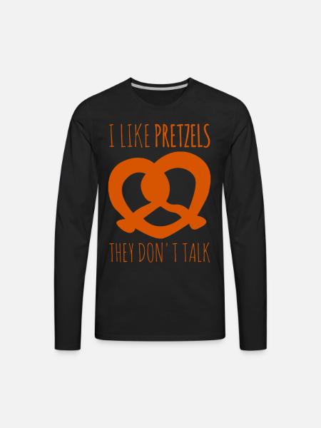 Pretzel Pretzels Bavaria - Men's Premium Long Sleeve T-Shirt - black