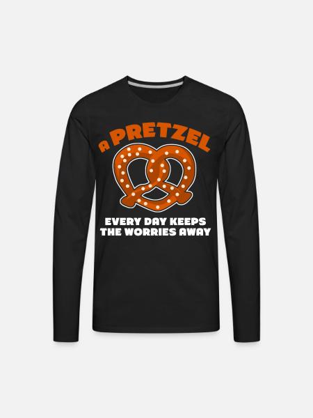 Pretzels Pretzel Bavaria - Men's Premium Long Sleeve T-Shirt - black