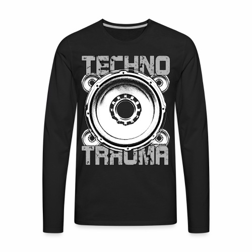 Cool Techno Trauma Loudspeaker Boxes Gift Ideas - Men's Premium Long Sleeve T-Shirt