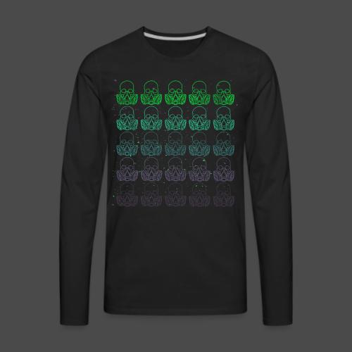 Multi Skull - Men's Premium Long Sleeve T-Shirt