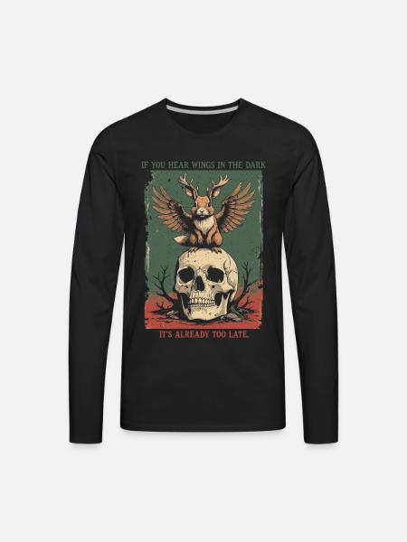 Wolpertinger Creature Mythological Creatures - Men's Premium Long Sleeve T-Shirt - black
