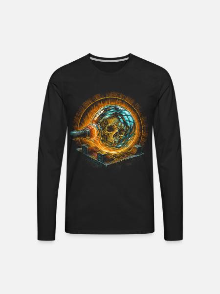 Glass Blowing - Men's Premium Long Sleeve T-Shirt - black